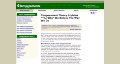 Desktop Screenshot of 4temperaments.com