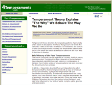 Tablet Screenshot of 4temperaments.com